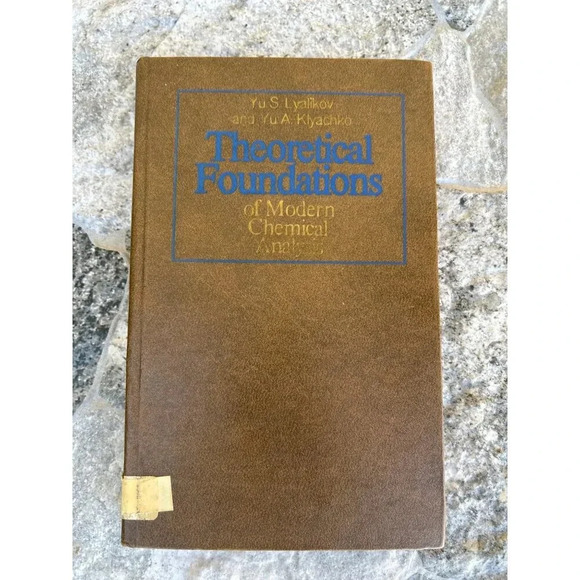 Theoretical Foundations Of Modern Chemical Analysis Book By Yu S Lyakhov & Yu A - Picture 1 of 15